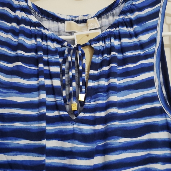 Michael Kors True Navy Basic Top - Picture 2 of 8